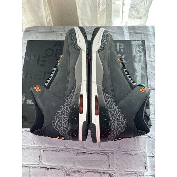 Nike Air Jordan Retro 3 Shoes Fear Pack Grey Orange OG CT8532-080 Mens Size 11 main image 15